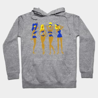 Bombshells - Blue Hoodie